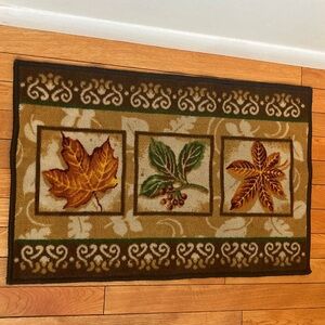 Fall leaf rug